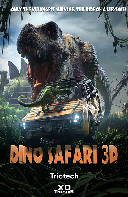 Dino Safari Ride Poster